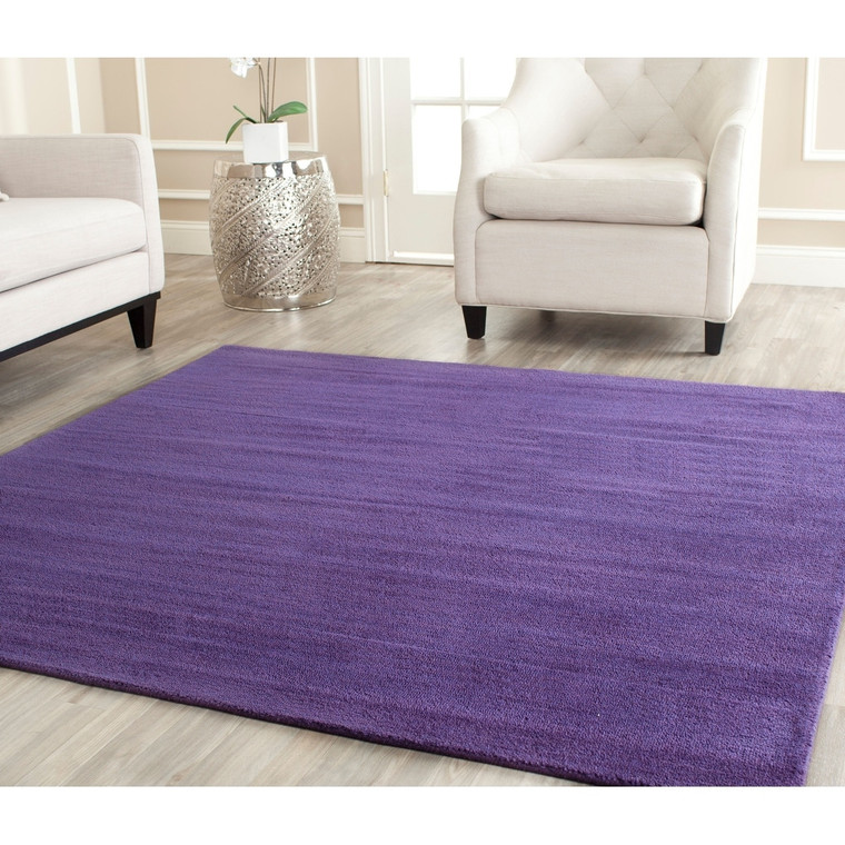 Handmade Himalaya Kaley Modern Wool Soft Area Rug