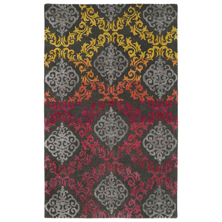 Divine Collection Fire Soft Area Rug