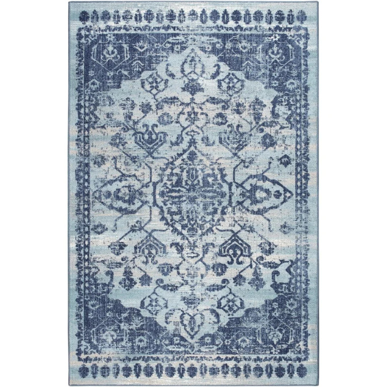 Home Clipstone Area Rug Blue