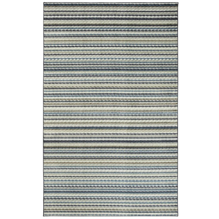 zaid Mohawk Home La Jolla Soft Area Rug  Navy/Grey