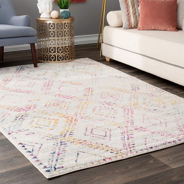 Cherelle Geometric Area Rug,  Multi