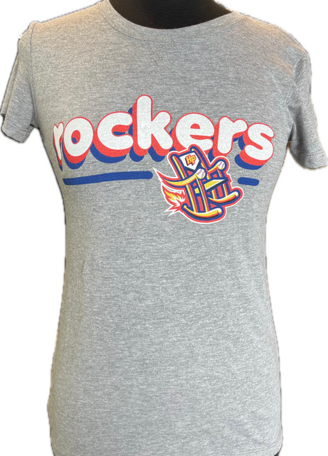 Rockers Ladies Retro Text Tee