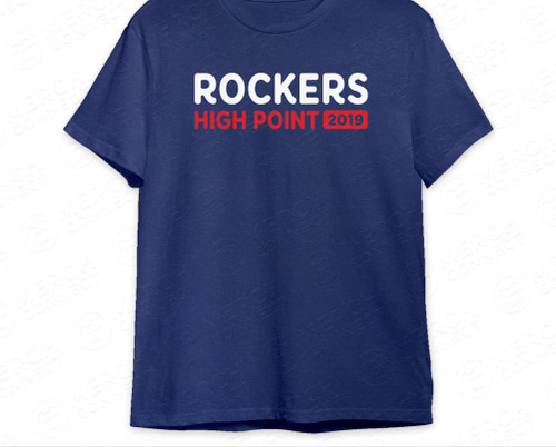 Navy Softsyle Rockers Tee