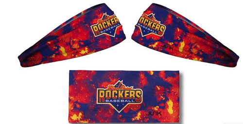 Red Blue Splatter Junk Headband