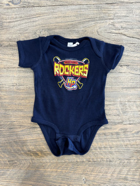 Navy Rockers Infant Onesie