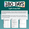 180 Days of Math for Eighth Grade Workbook