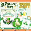 St. Patrick's Day Handprint Art