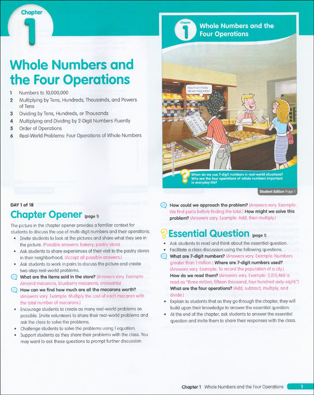 Math in Focus Teacher Edition Set Grade 5 2020