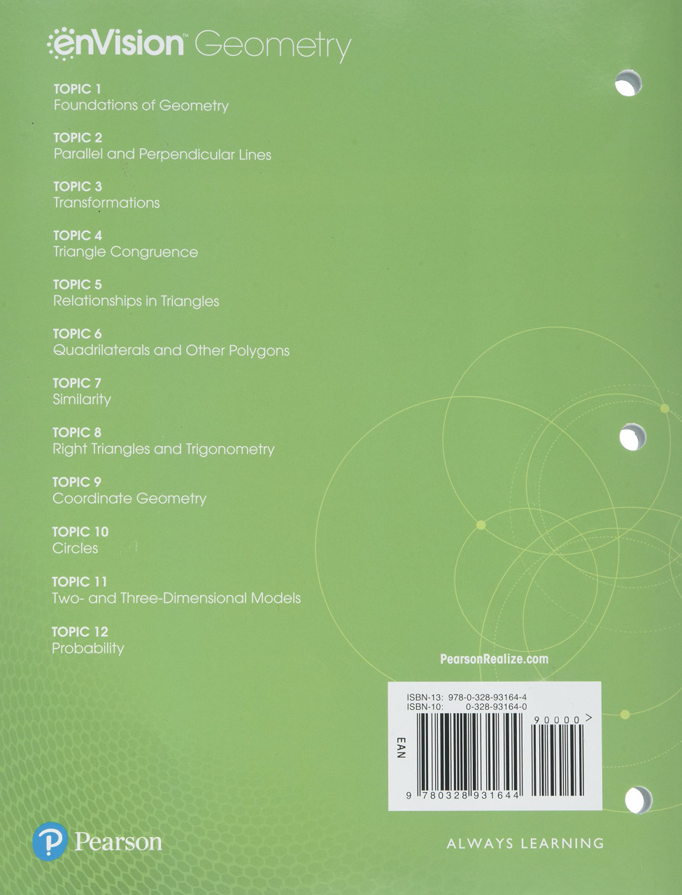 EnVision Geometry 2018 Student Companion Envision geometry 2018 student companion
