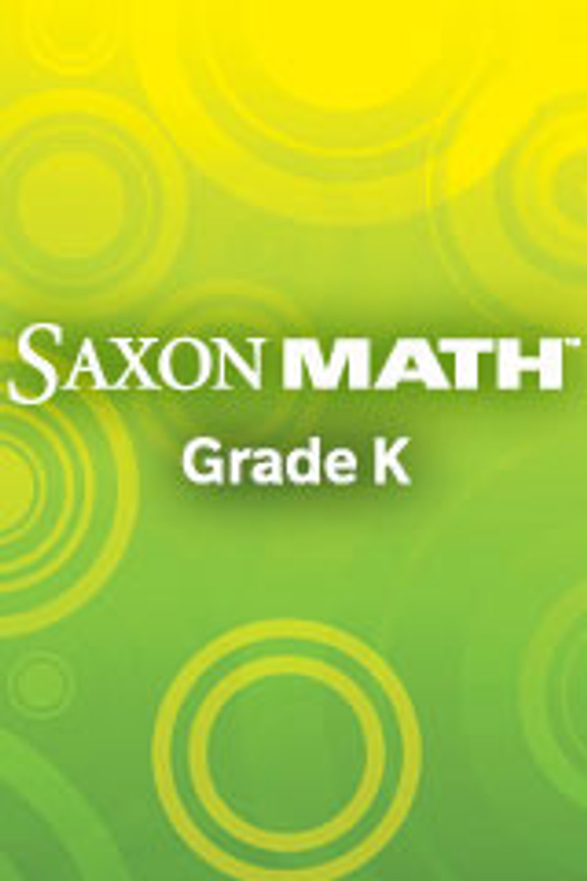 Saxon Math K Classroom Materials
