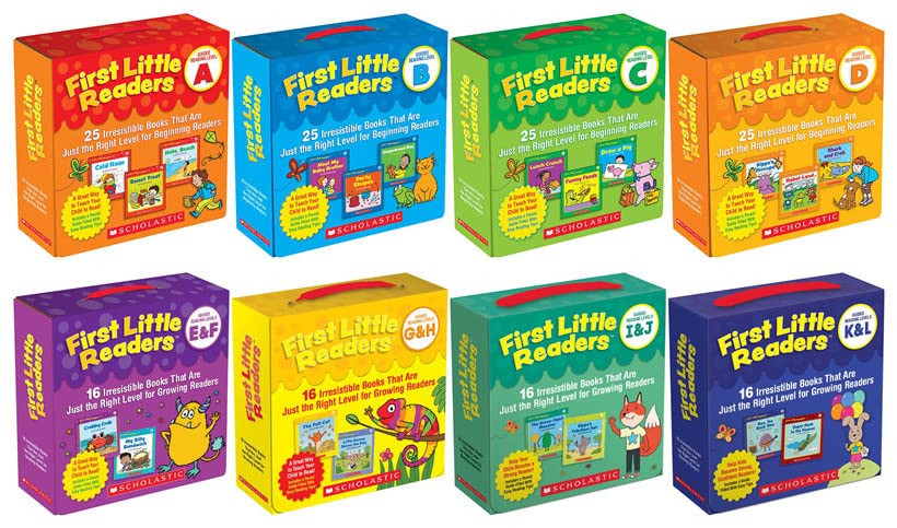 2種セット216冊＋11CD First Little Rears Scholastic First Little Readers Complete Collection