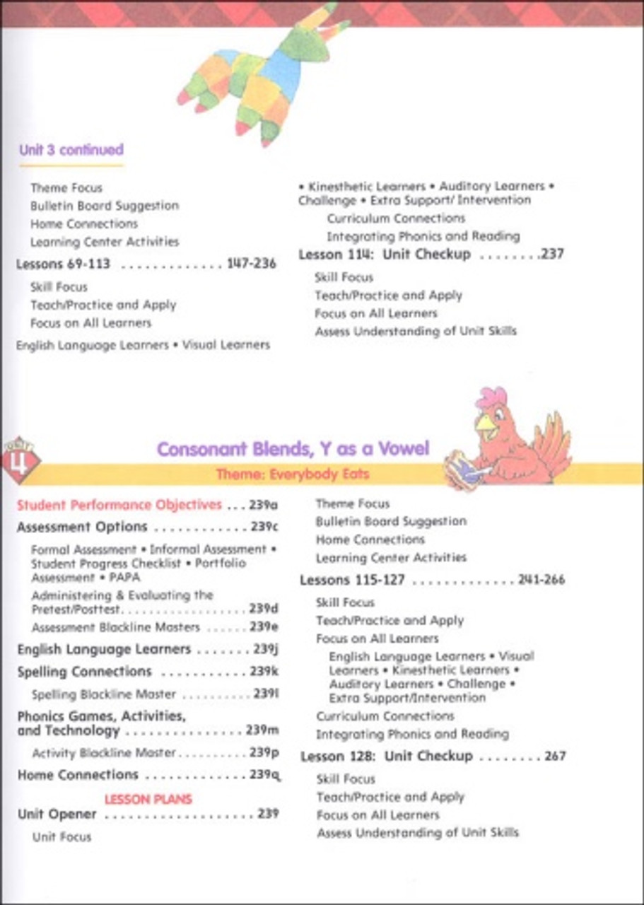 MCP Plaid Phonics Level A Teacher Resource Guide