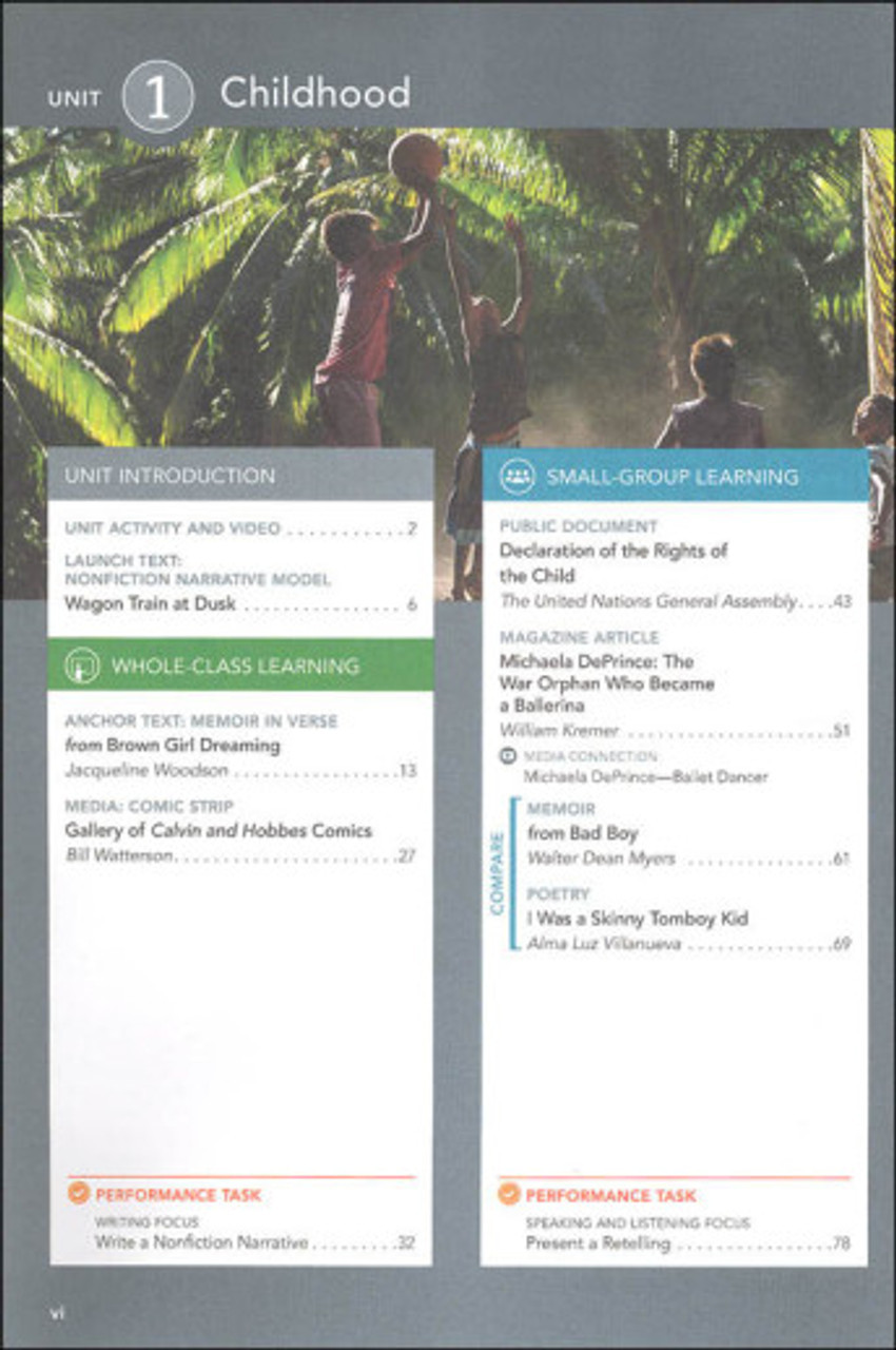MyPerspectives English Language Arts Homeschool Bundle Grade 6