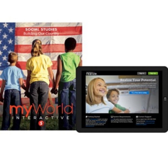 5th Grade myWorld Interactive Social Studies Homeschool Bundle (Building Our Country)