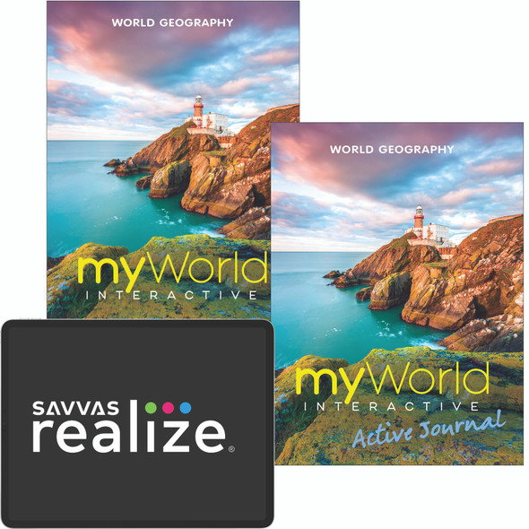 myWorld Interactive World Geography Homeschool Bundle Grade 6-8 (2019)