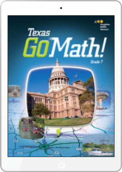 7th Grade Go Math Texas Online Edition 1-Year Subscription (2015)