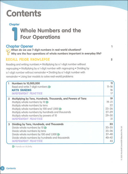 5th Grade Math in Focus Student Edition Collection (2020)