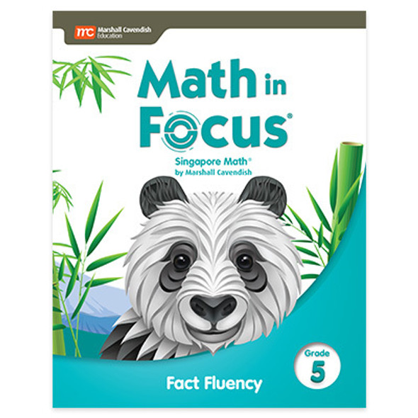 5th Grade Math in Focus Fact Fluency Workbook (2020)