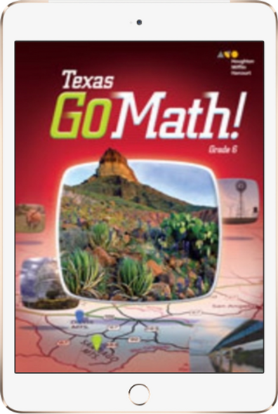 6th Grade Go Math Texas Online Edition 1-Year Subscription (2015)