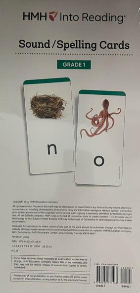 1st Grade HMH Into Reading Version 3 Instructional Cards Kit