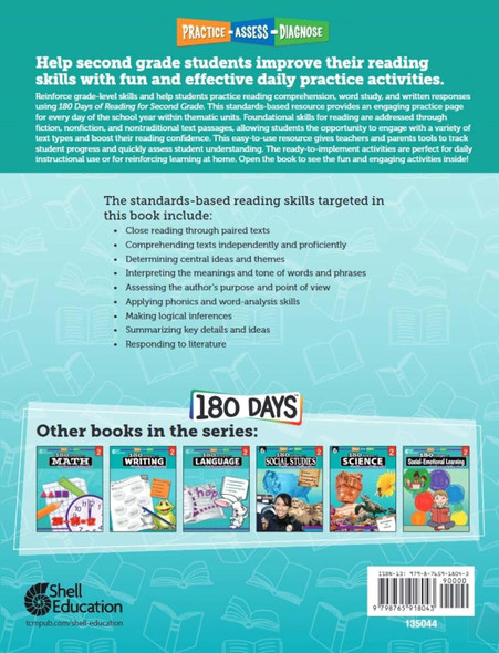 180 Days of Reading for Second Grade (Bulk)