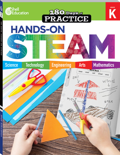 180 Days of Hands-On STEAM for Grade K (Bulk)