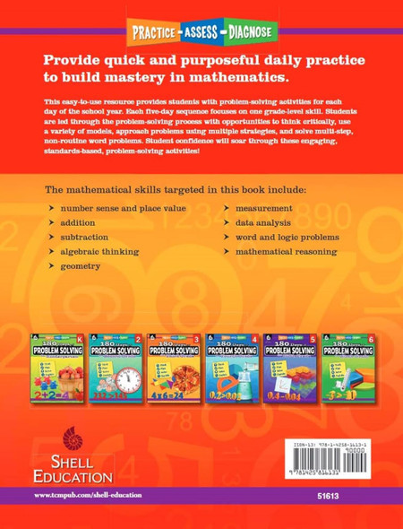 180 Days of Problem Solving for First Grade (Bulk)