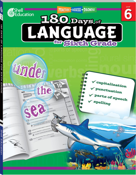 180 Days of Language for Sixth Grade (Bulk)