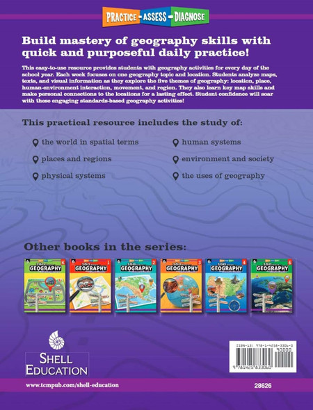 180 Days of Geography for Fifth Grade (Bulk)