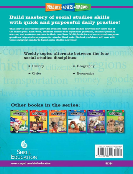 180 Days of Social Studies for Second Grade (Bulk)