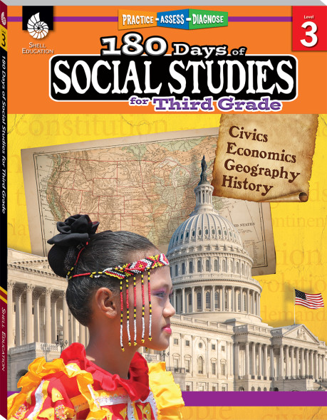 180 Days of Social Studies for Third Grade (Bulk)