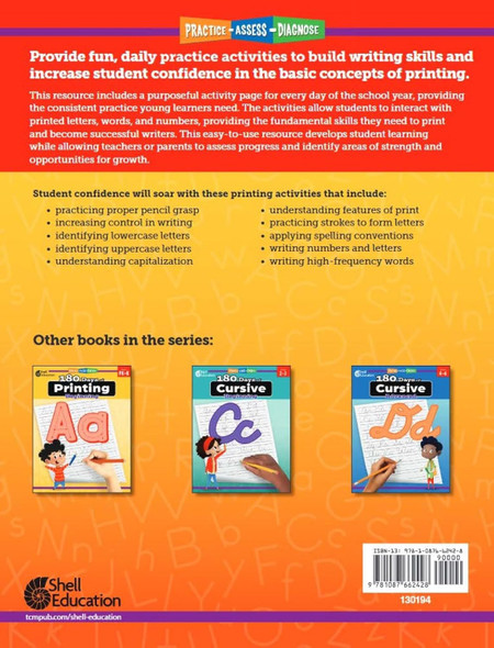 180 Days of Printing: Advanced for Grades 1-2 (Bulk)