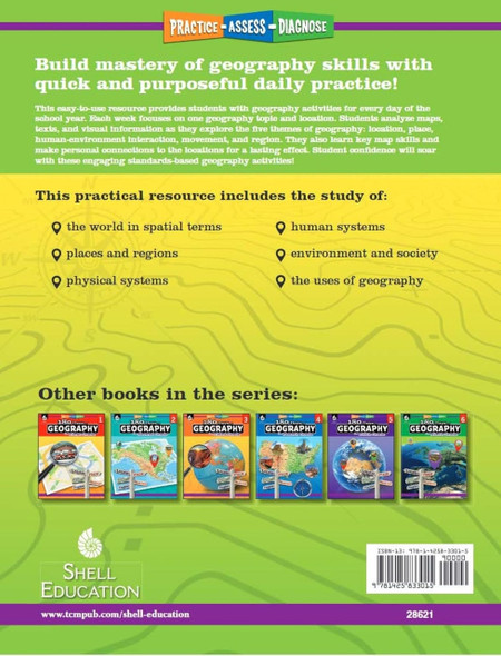 180 Days of Geography for Kindergarten Workbook