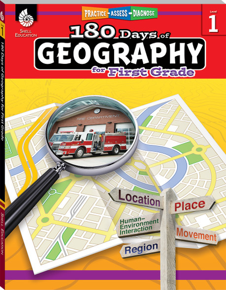 180 Days of Geography for First Grade Workbook