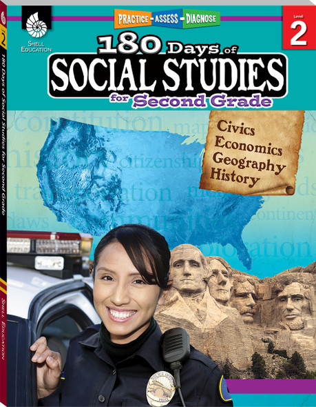 180 Days of Social Studies for Second Grade Workbook