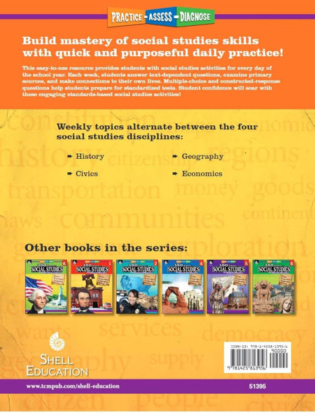 180 Days of Social Studies for Third Grade Workbook