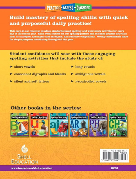 180 Days of Spelling & Word Study for Third Grade Workbook