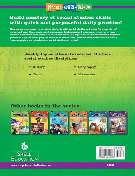 180 Days of Social Studies for Sixth Grade Workbook