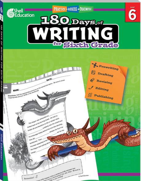 180 Days of Writing for Sixth Grade Workbook