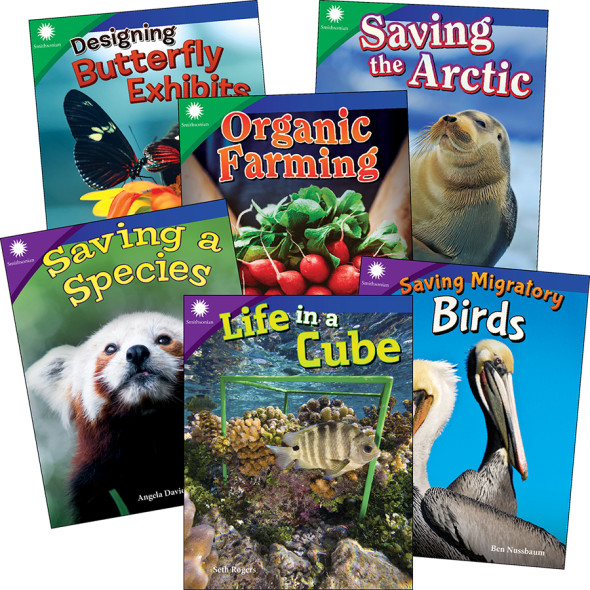 Grades 4-5 Smithsonian Informational Text: Animals & Ecosystems 6-Book Set