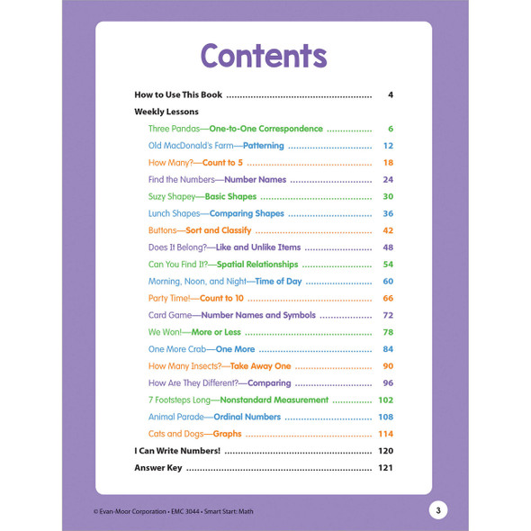 PreK Smart Start: Math Stories and Activities