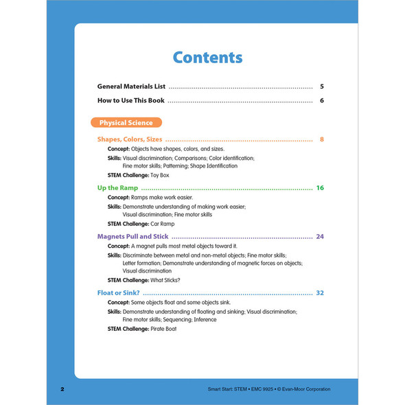 PreK Smart Start: STEM Activity Book