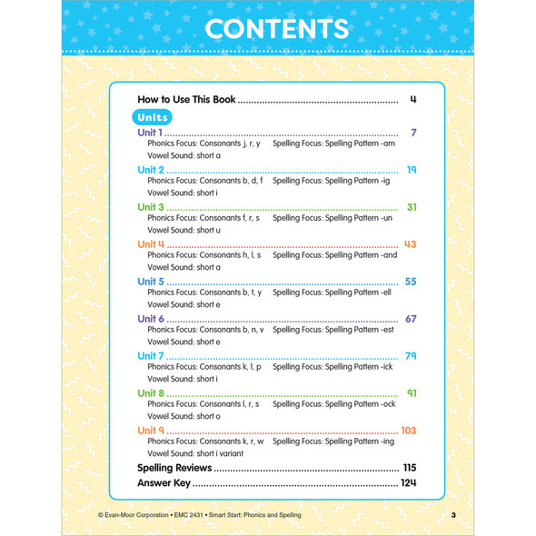 Kindergarten Smart Start: Phonics and Spelling Stories and Activities