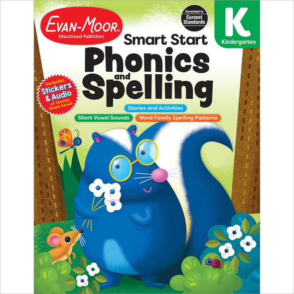 Kindergarten Smart Start: Phonics and Spelling Stories and Activities