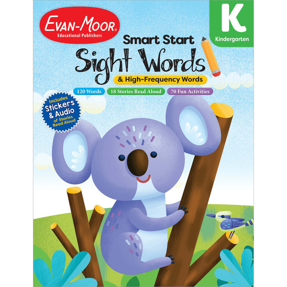Kindergarten Smart Start: Sight Words & High-Frequency Words Activity Book