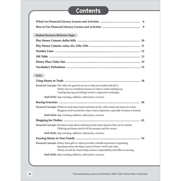 Grade 2 Financial Literacy Lessons and Activities