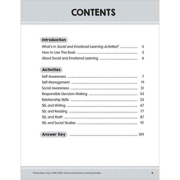 Grades PreK-K Social and Emotional Learning Activities