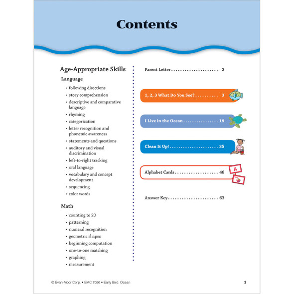 Early Bird: Ocean Activity Book for Ages 4+