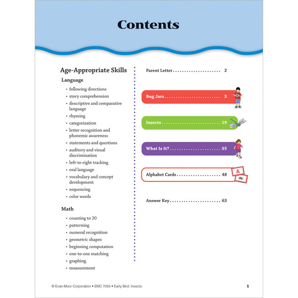 Early Bird: Insects Activity Book for Ages 4+