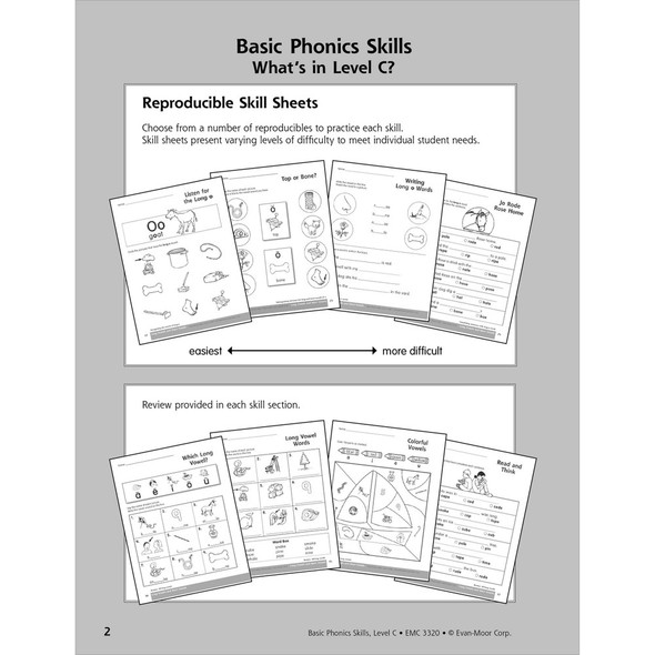 Grades 1-2 Basic Phonics Skills Level C Teacher Resource Book
